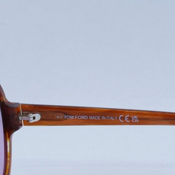 Tom Ford Camryn FT1033 45Y Sunglasses Brown Aviator Frame, Photochromic Lenses main image 9